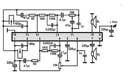 LA4570 I circuito eletronico